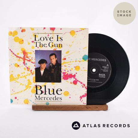 Blue Mercedes Love Is The Gun Vinyl Record - Sleeve & Record Side-By-Side