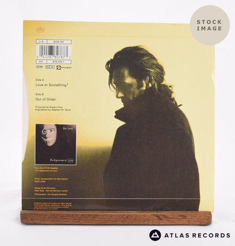 Bob Geldof Love Or Something Vinyl Record - Reverse Of Sleeve
