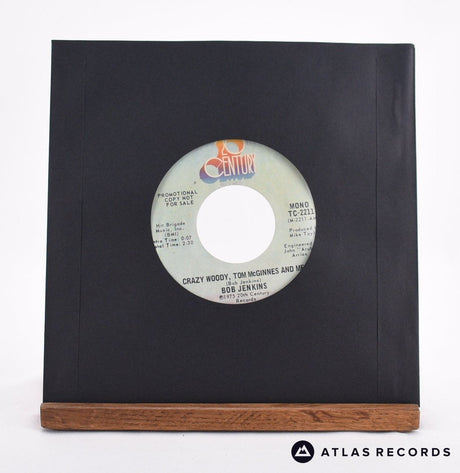Bob Jenkins - Crazy Woody, Tom McGinnes And Me - Promo 7" Vinyl Record - VG+