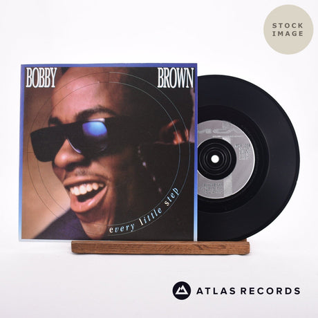 Bobby Brown Every Little Step 7" Vinyl Record - Sleeve & Record Side-By-Side
