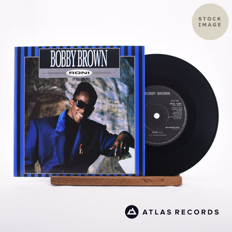 Bobby Brown Roni 7" Vinyl Record - Sleeve & Record Side-By-Side