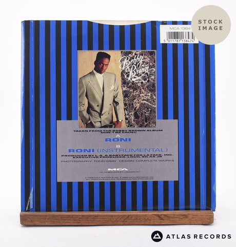 Bobby Brown Roni 7" Vinyl Record - Reverse Of Sleeve