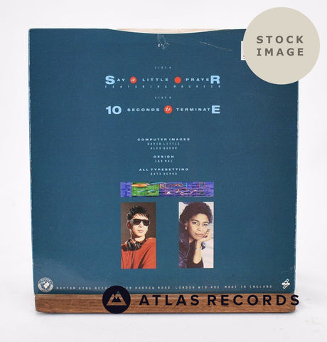 Bomb The Bass Say A Little Prayer Vinyl Record - Reverse Of Sleeve