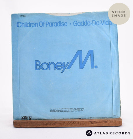 Boney M. Children Of Paradise 7" Vinyl Record - Reverse Of Sleeve