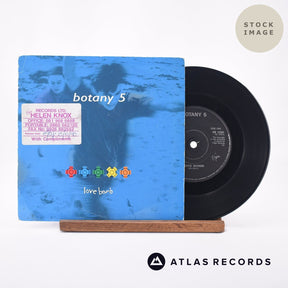 Botany 5 Love Bomb 7" Vinyl Record - Sleeve & Record Side-By-Side
