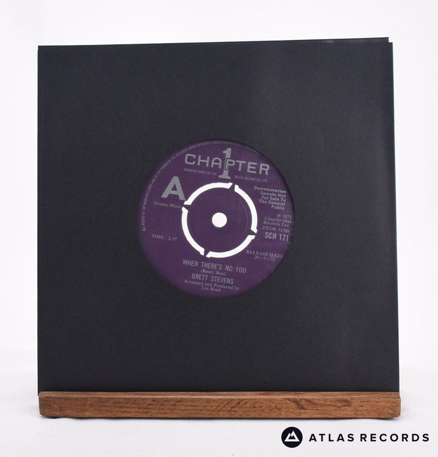 Brett Stevens When There's No You 7" Vinyl Record - In Sleeve