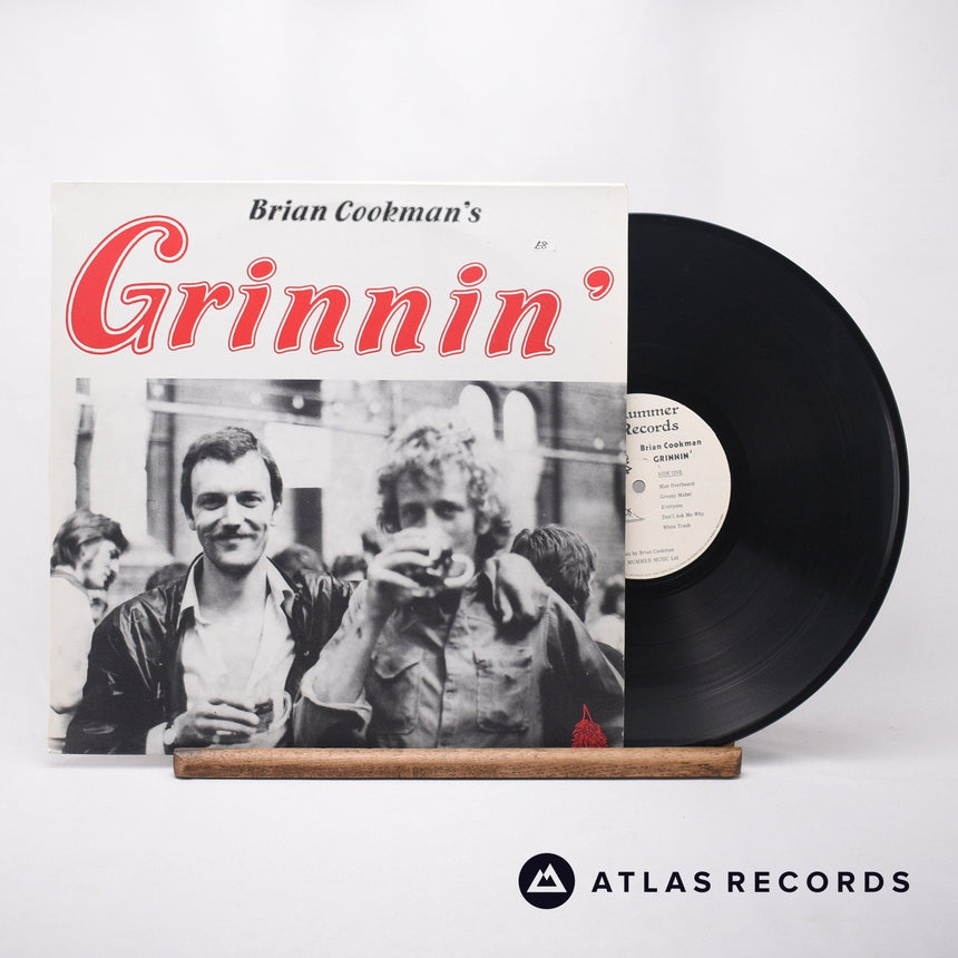 Brian Cookman Grinnin' LP Vinyl Record - Front Cover & Record