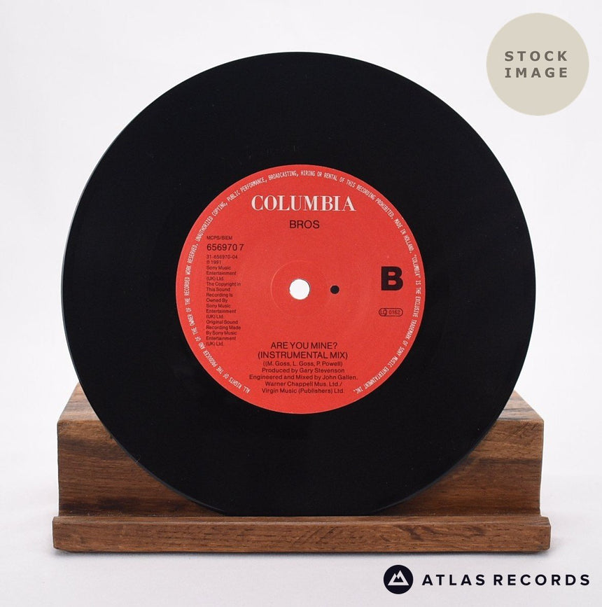 Bros Are You Mine? Vinyl Record - Record B Side