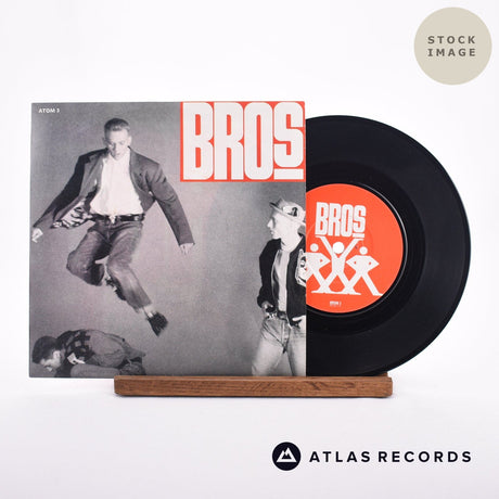 Bros Drop The Boy 7" Vinyl Record - Sleeve & Record Side-By-Side