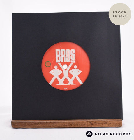 Bros Drop The Boy 7" Vinyl Record - Sleeve & Record Side-By-Side