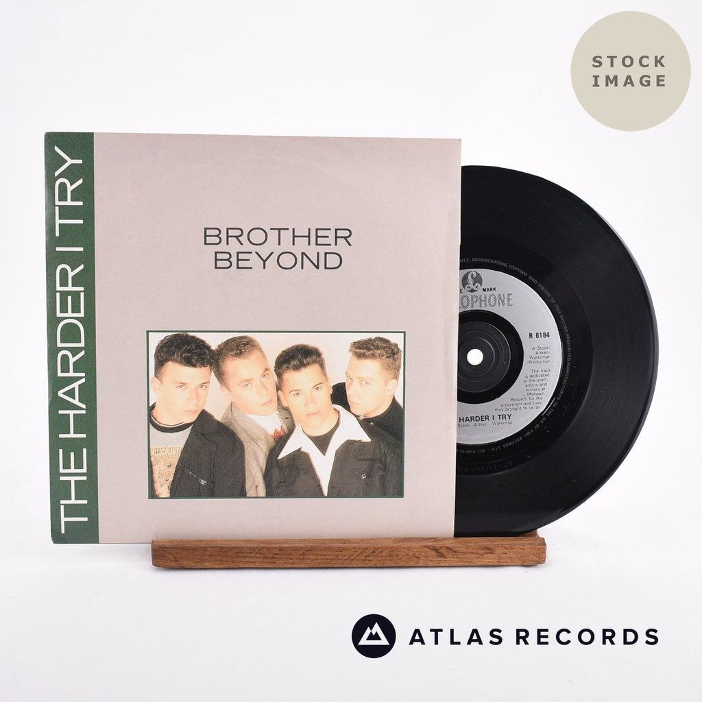 Brother Beyond The Harder I Try Vinyl Record - Sleeve & Record Side-By-Side