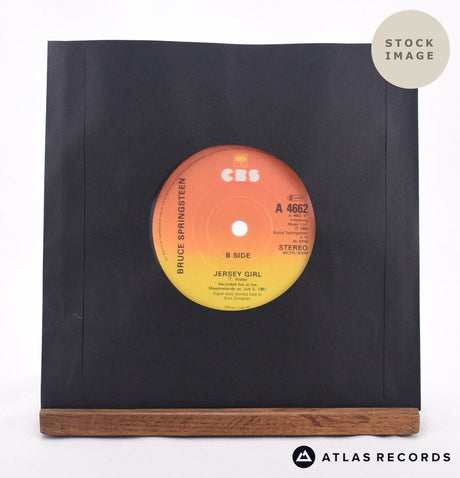 Bruce Springsteen Cover Me 7" Vinyl Record - Reverse Of Sleeve