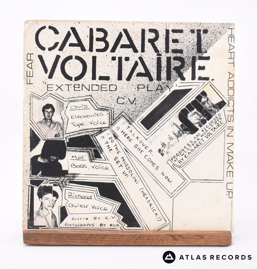 Cabaret Voltaire - Extended Play - 7" EP Vinyl Record - VG/VG+