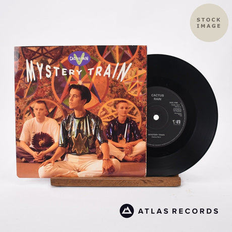Cactus Rain Mystery Train Vinyl Record - Sleeve & Record Side-By-Side