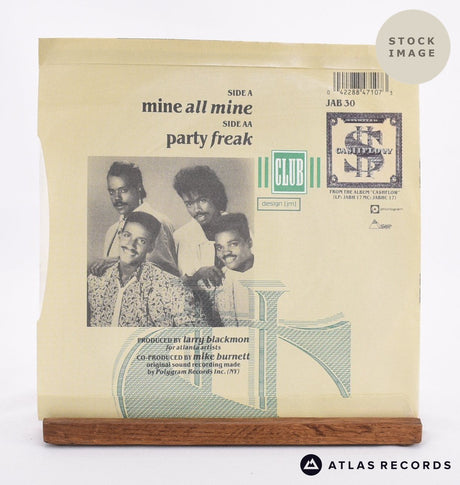 Ca$hflow Mine All Mine Vinyl Record - Reverse Of Sleeve