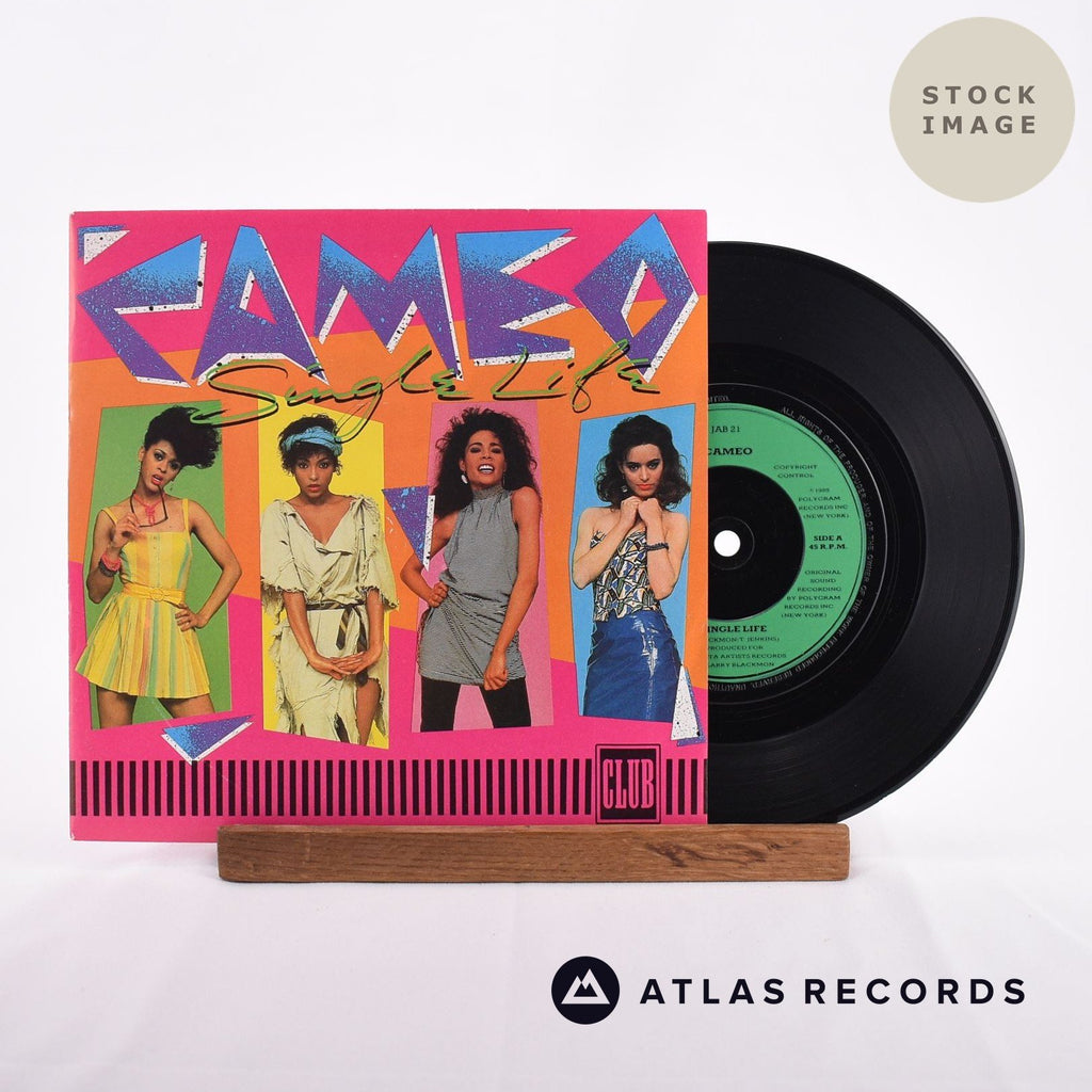 Cameo Single Life Vinyl Record - Sleeve & Record Side-By-Side