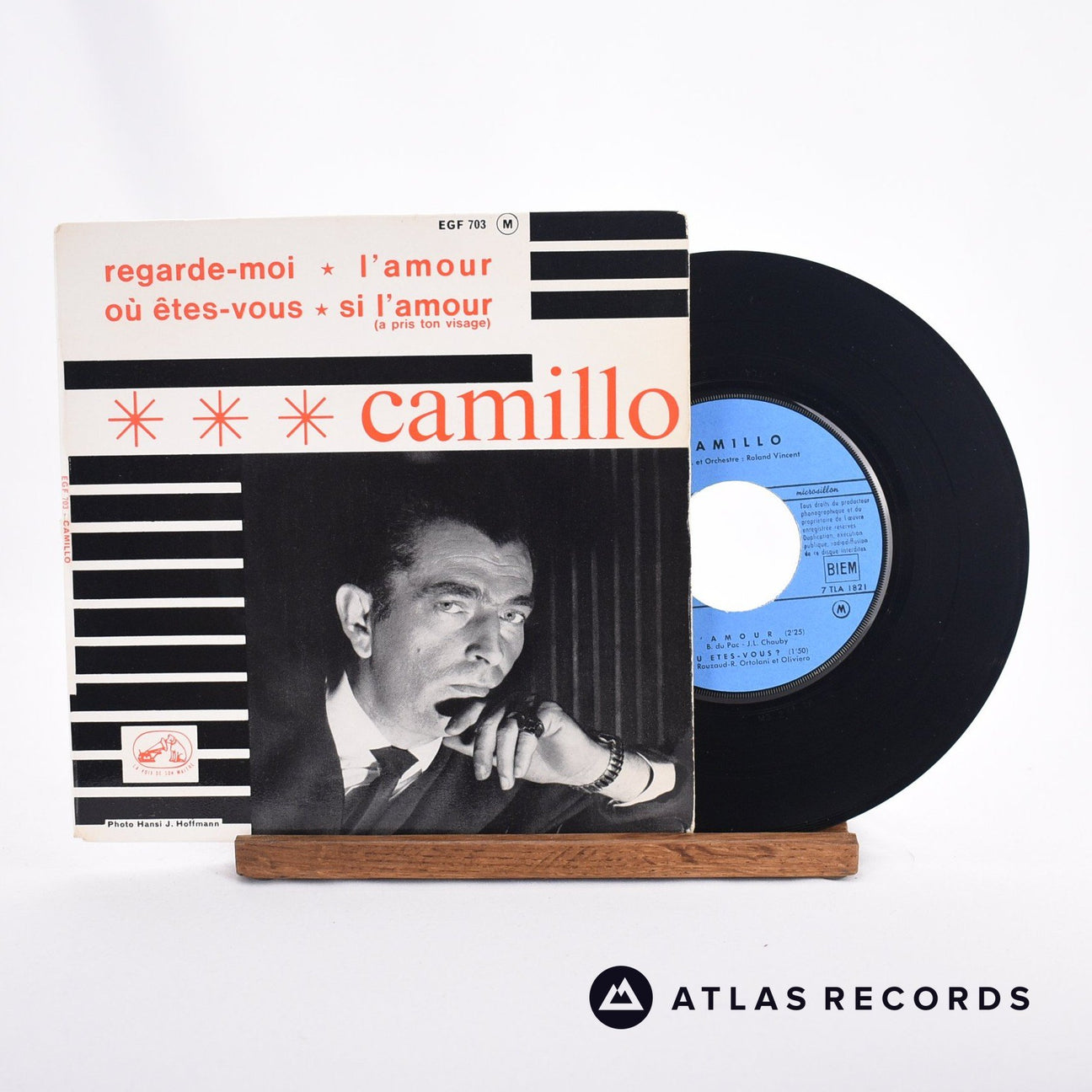 Camillo Felgen L'Amour 7" Vinyl Record - Front Cover & Record