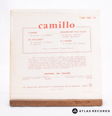 Camillo Felgen - L'Amour / Ou Etes-Vous / Regarde-Moi / Si L'Amour - 7" EP Vinyl Record - VG+/VG