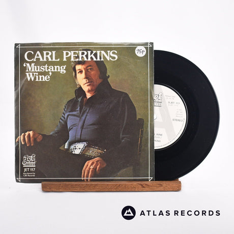 Carl Perkins Mustang Wine 7" Vinyl Record - Front Cover & Record