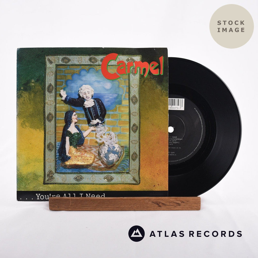 Carmel You're All I Need Vinyl Record - Sleeve & Record Side-By-Side