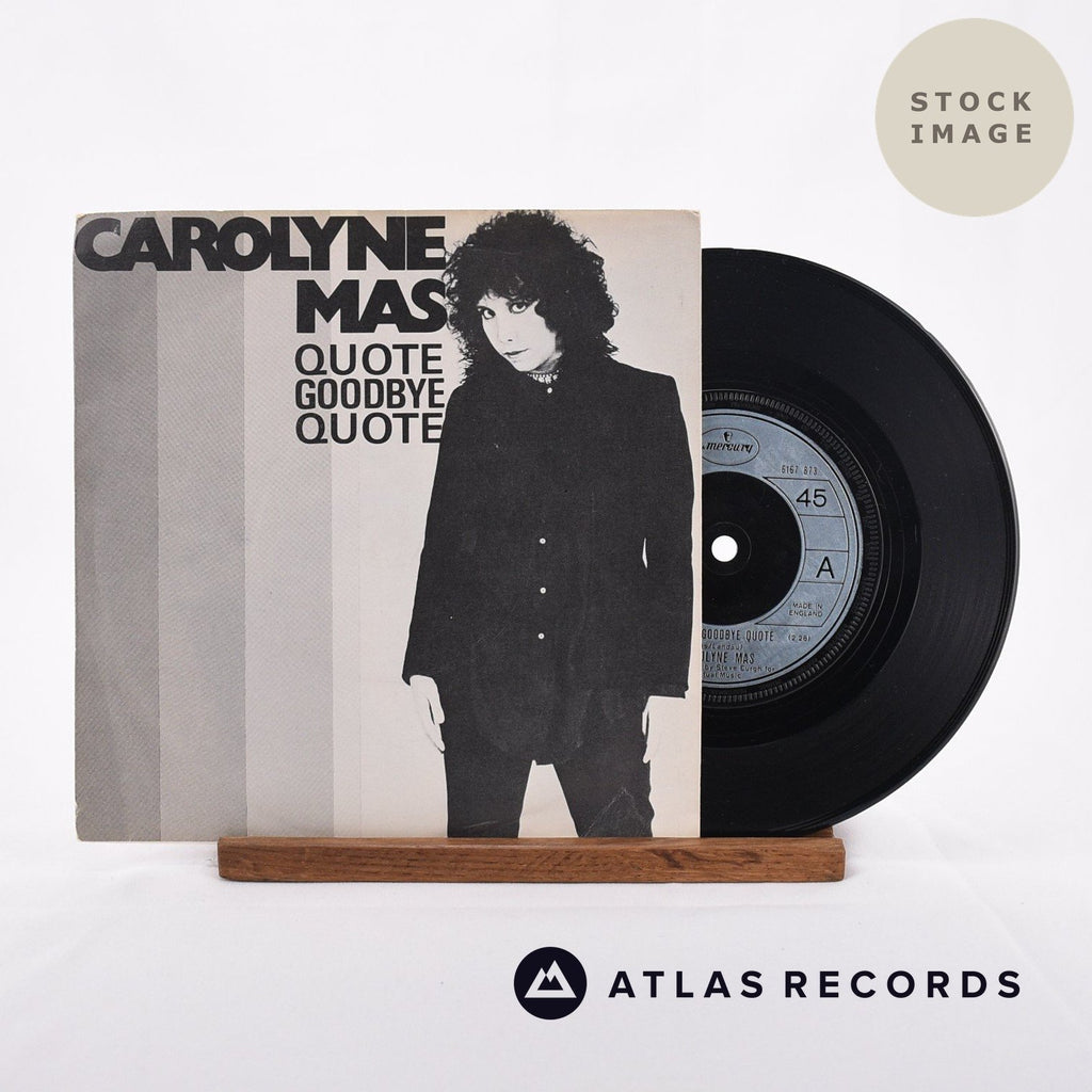 Carolyne Mas Quote Goodbye Quote Vinyl Record - Sleeve & Record Side-By-Side