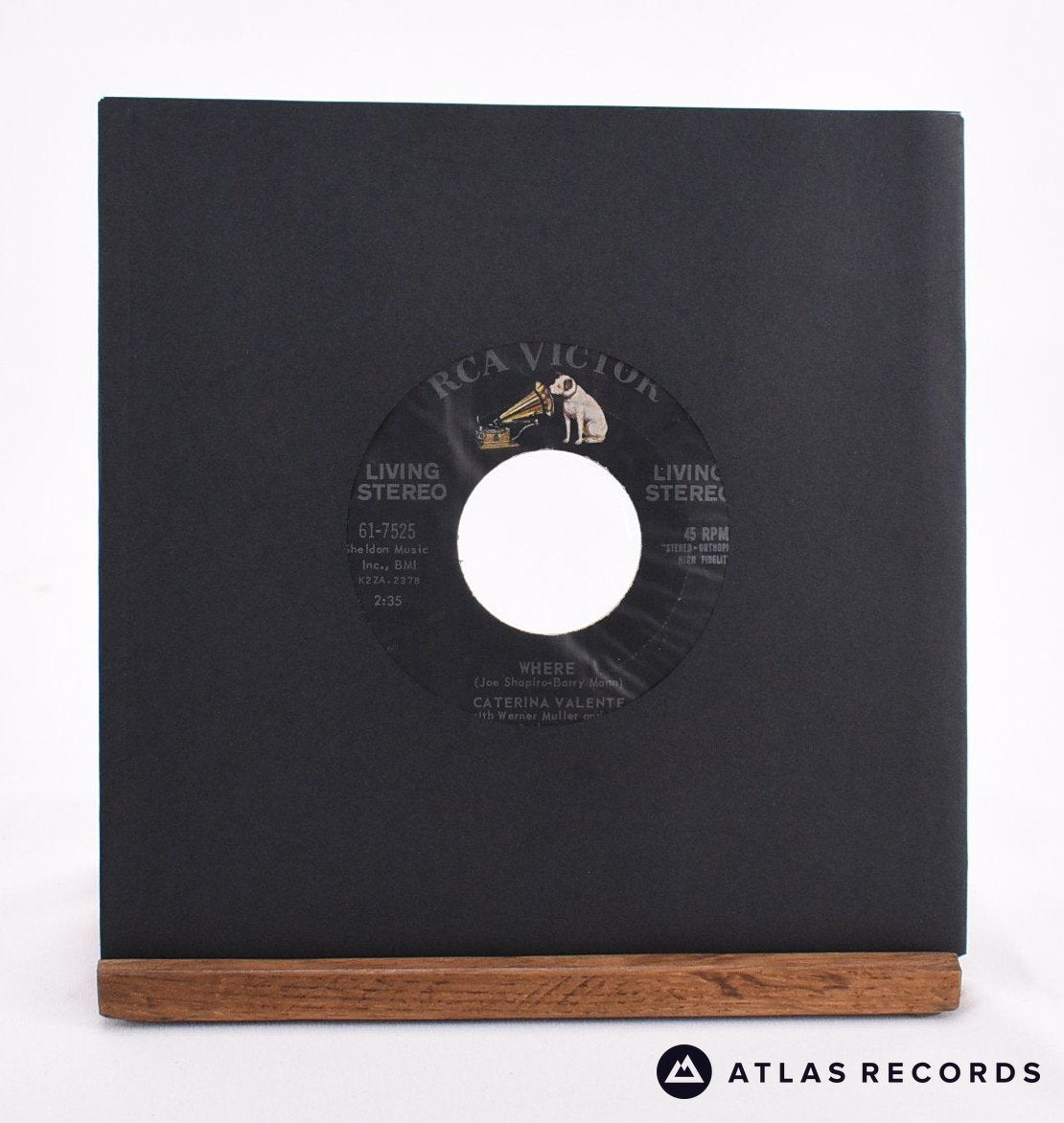 Caterina Valente Where 7" Vinyl Record - In Sleeve