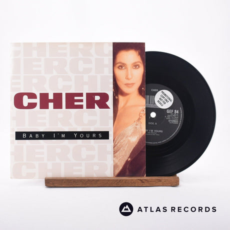 Cher Baby I'm Yours 7" Vinyl Record - Front Cover & Record