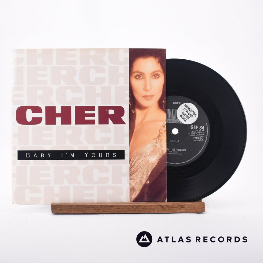 Cher Baby I'm Yours 7" Vinyl Record - Front Cover & Record