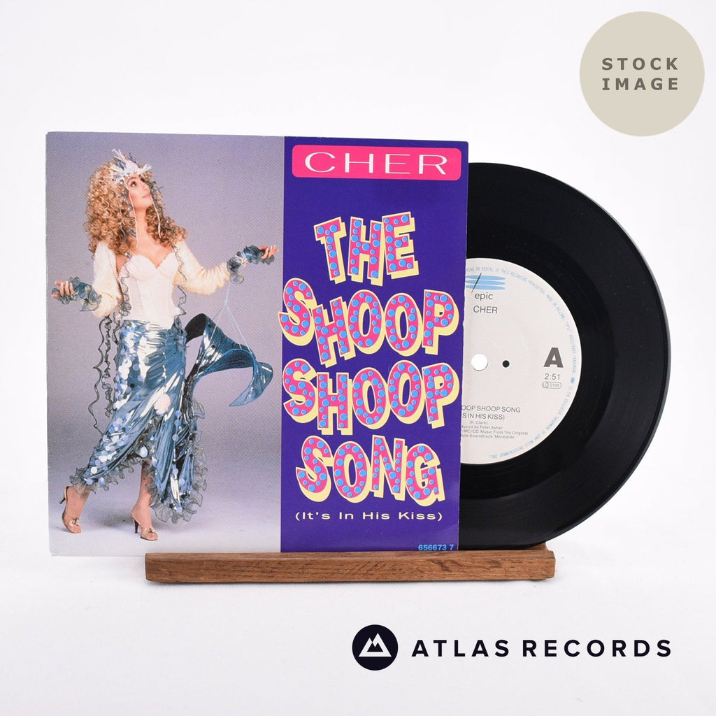 Cher The Shoop Shoop Song Vinyl Record - Sleeve & Record Side-By-Side