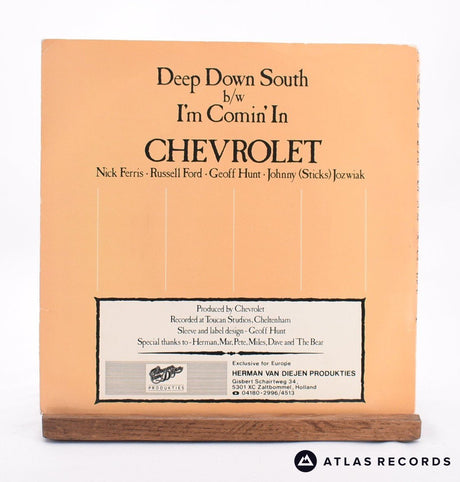 Chevrolet - Deep Down South - 7" Vinyl Record - EX/VG+