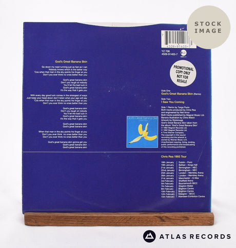 Chris Rea God's Great Banana Skin Vinyl Record - Reverse Of Sleeve