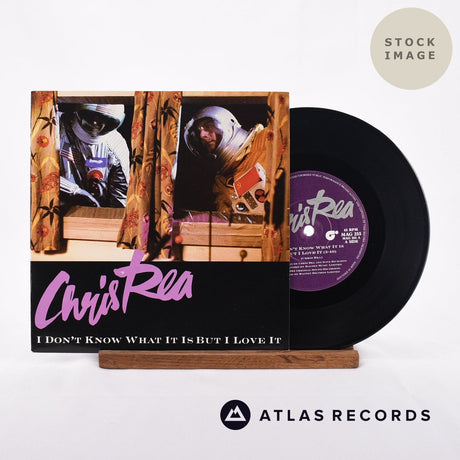 Chris Rea I Don't Know What It Is But I Love It Vinyl Record - Sleeve & Record Side-By-Side