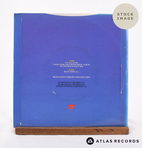 Chris Rea It's All Gone 1991 Vinyl Record - Reverse Of Sleeve