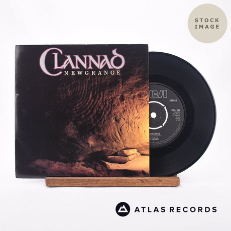 Clannad Newgrange 7" Vinyl Record - Sleeve & Record Side-By-Side