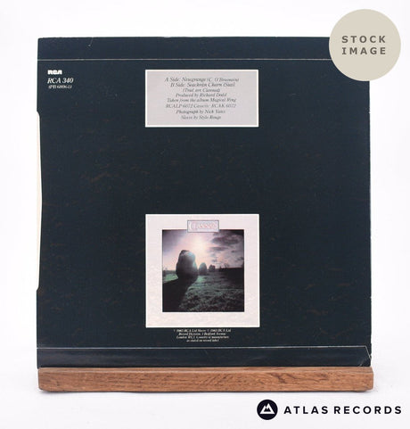 Clannad Newgrange 7" Vinyl Record - Reverse Of Sleeve