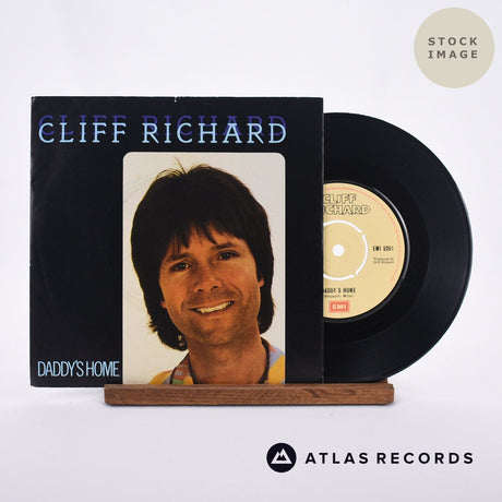 Cliff Richard Daddy's Home Vinyl Record - Sleeve & Record Side-By-Side