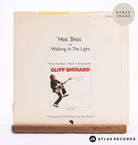 Cliff Richard Hot Shot 7" Vinyl Record - Reverse Of Sleeve