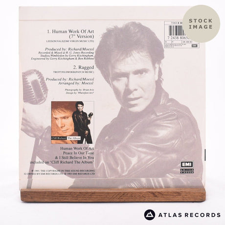 Cliff Richard Human Work Of Art 7" Vinyl Record - Reverse Of Sleeve
