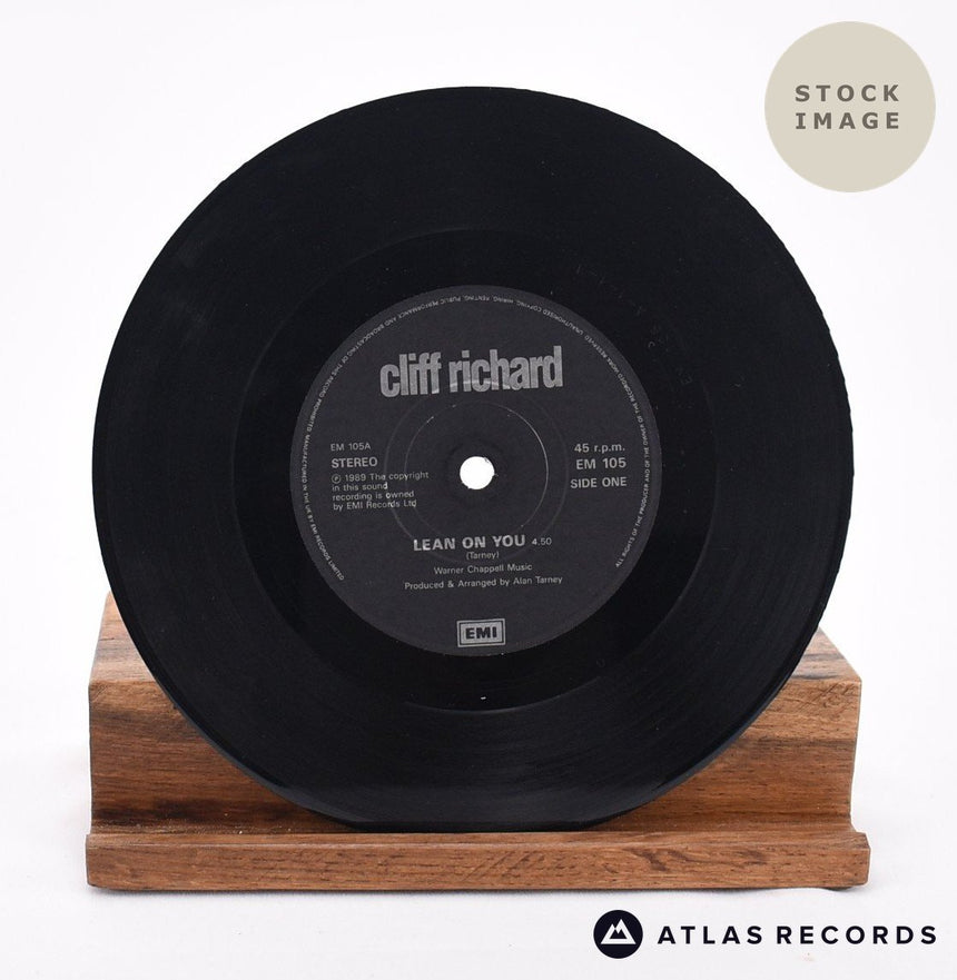 Cliff Richard Lean On You Vinyl Record - Record A Side