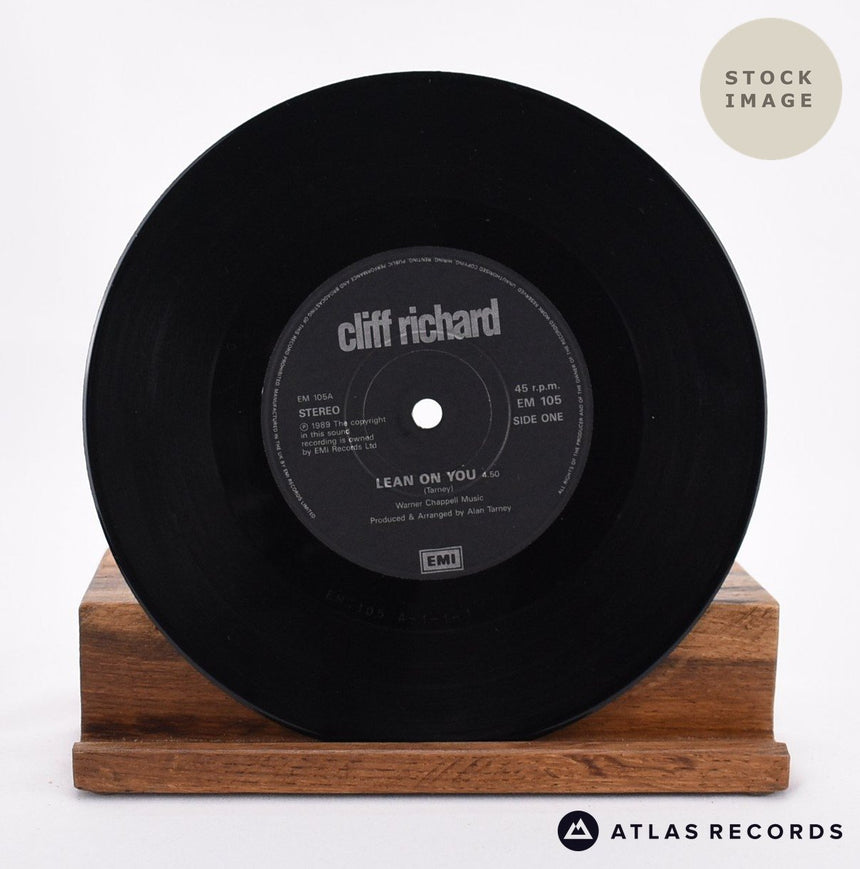 Cliff Richard Lean On You Vinyl Record - Record A Side