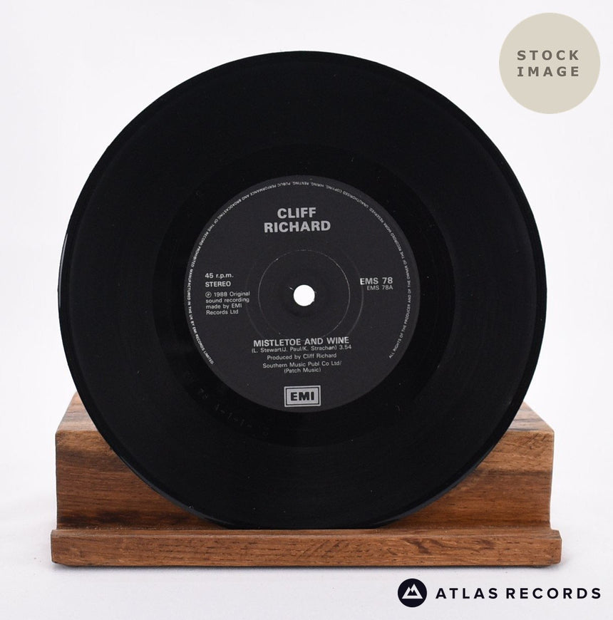 Cliff Richard Mistletoe & Wine 1987 Vinyl Record - Record A Side