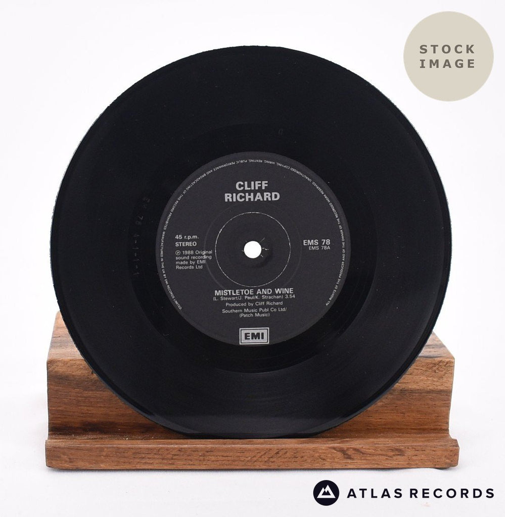 Cliff Richard Mistletoe & Wine 1989 Vinyl Record - Record A Side