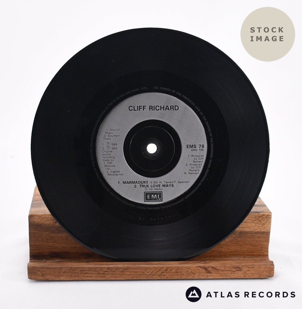 Cliff Richard Mistletoe & Wine Vinyl Record - Record B Side