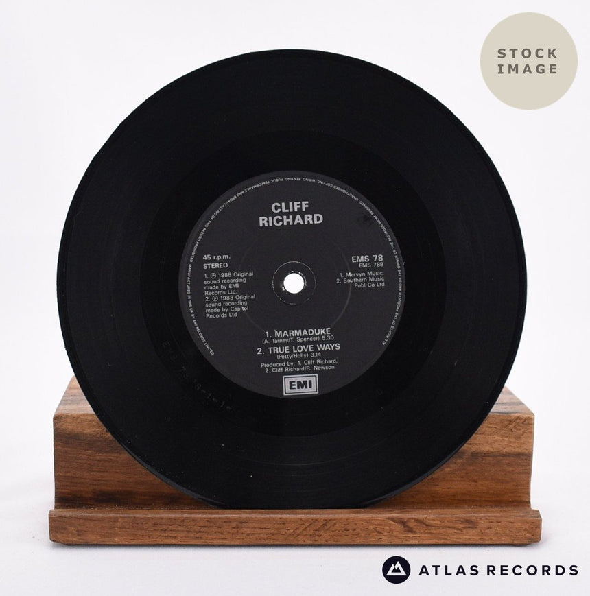 Cliff Richard Mistletoe & Wine 1987 Vinyl Record - Record B Side