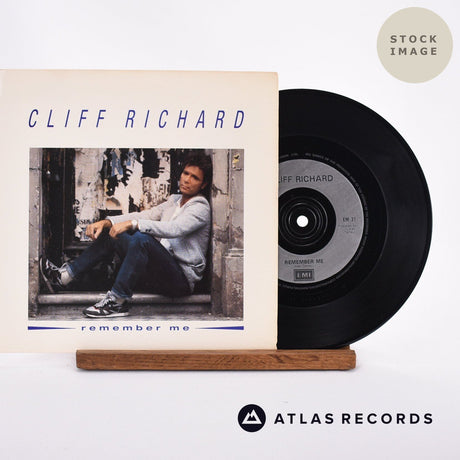 Cliff Richard Remember Me 1981 Vinyl Record - Sleeve & Record Side-By-Side