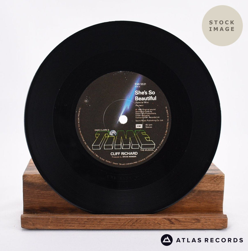 Cliff Richard She's So Beautiful Vinyl Record - Record B Side