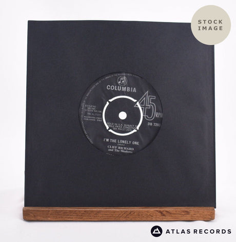 Cliff Richard & The Shadows I'm The Lonely One 7" Vinyl Record - Sleeve & Record Side-By-Side