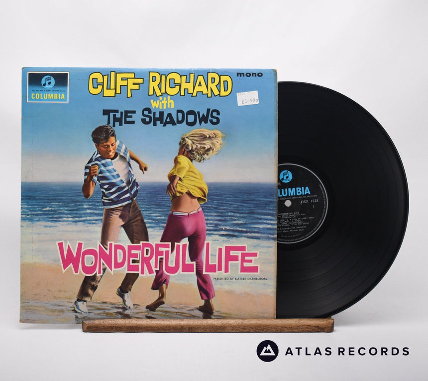 Cliff Richard & The Shadows Wonderful Life LP Vinyl Record - Front Cover & Record