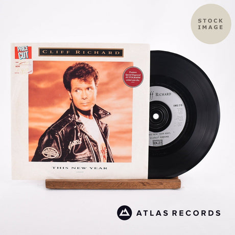 Cliff Richard This New Year Vinyl Record - Sleeve & Record Side-By-Side