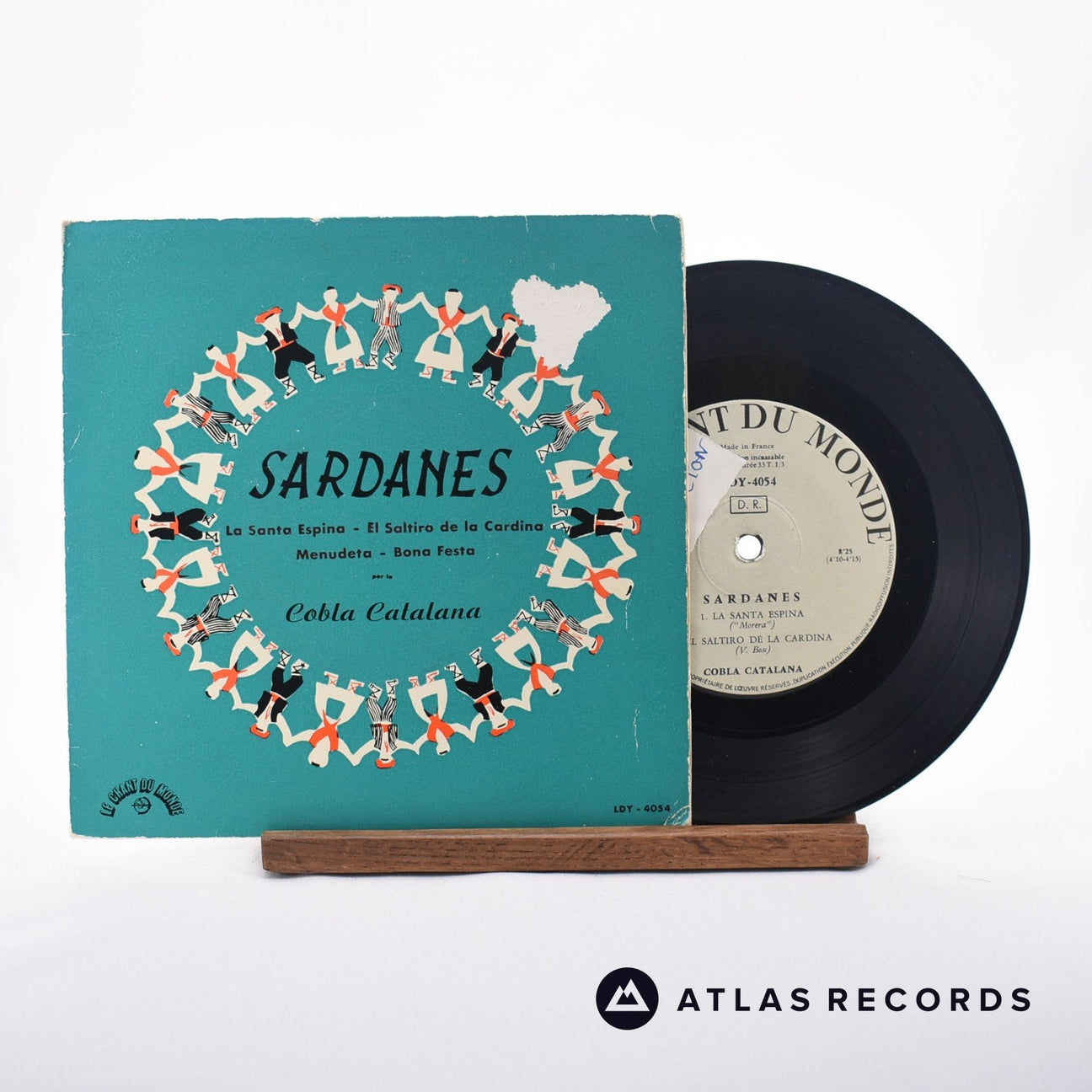 Cobla Catalana Sardanes 7" Vinyl Record - Front Cover & Record